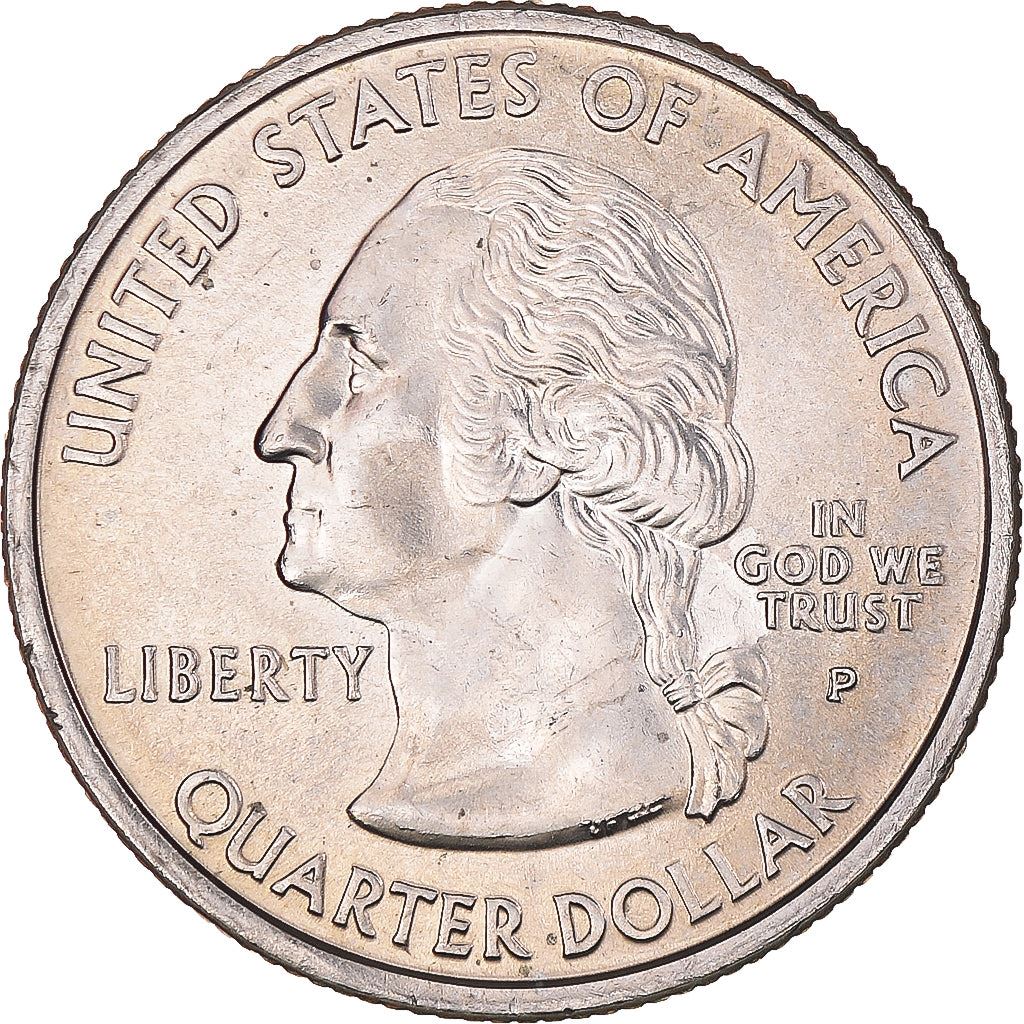 United States | 1/4 Dollar Coin | Alaska | Km:424 | 2008