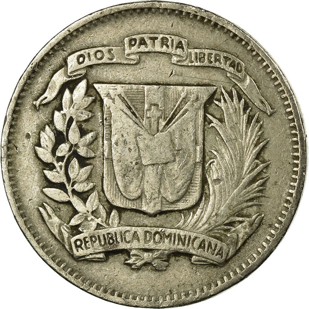 Dominican Republic | 10 Centavos Coin | Copper-Nickel | Coat of Arms | Km:19A | 1967 - 1975