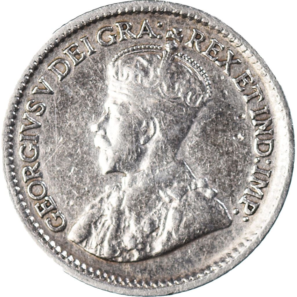 Canada 5 Cents Coin | King George V | Crown | KM22 | 1912 - 1919