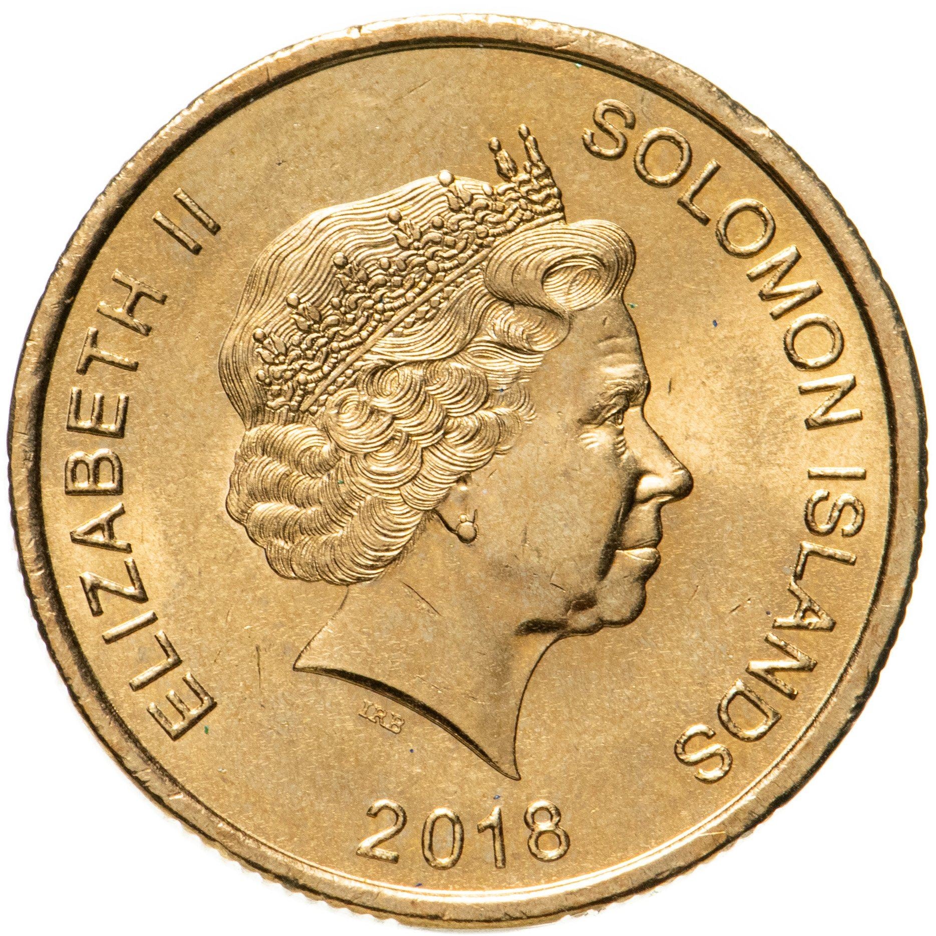 Salomonen | 2-Dollar-Münze | Unabhängigkeit | Aluminiumbronze | KM:797 | 2018