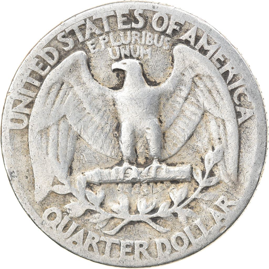 アメリカ合衆国 | 1/4ドル硬貨 | ジョージ・ワシントン | KM:164 | 1932年 - 1964年