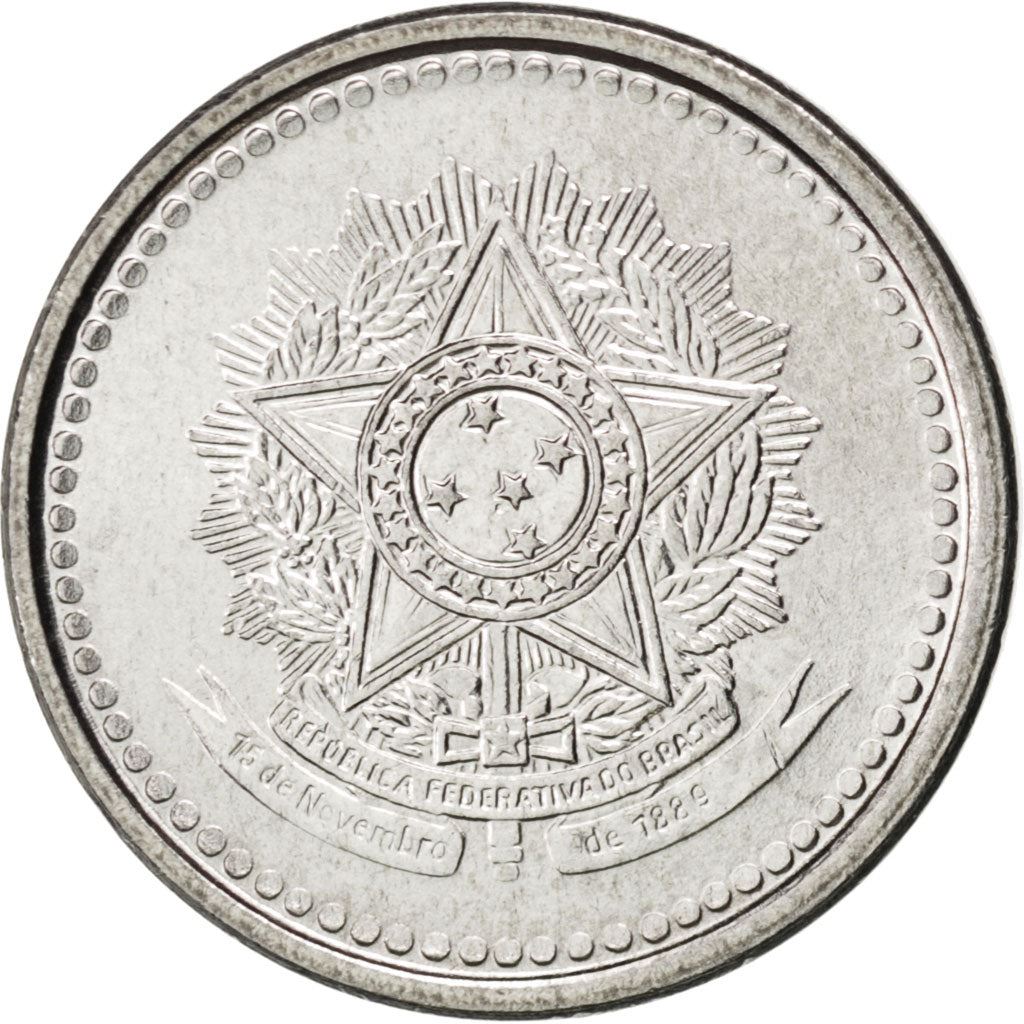 Moneta Brasile 10 Centavos KM602 1986 - 1988