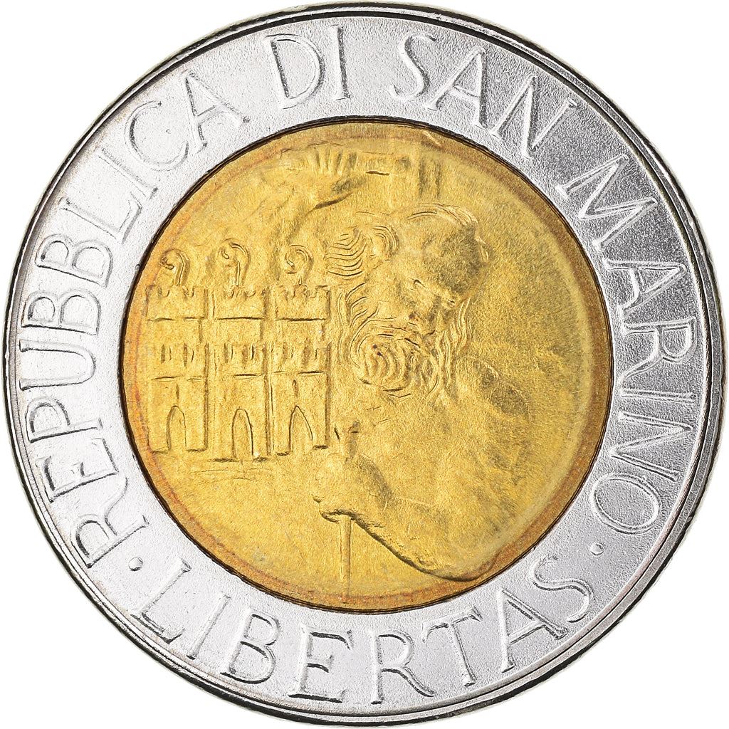 San Marino | 500 Lire Coin | Donna Felicissima | Km:314 | 1994