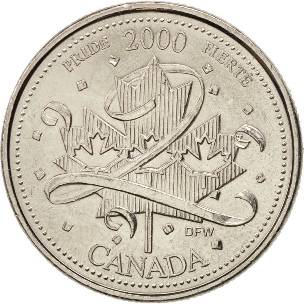 Canada | 25 Cents Coin | Pride | Nickel | KM:384.2 | 2000