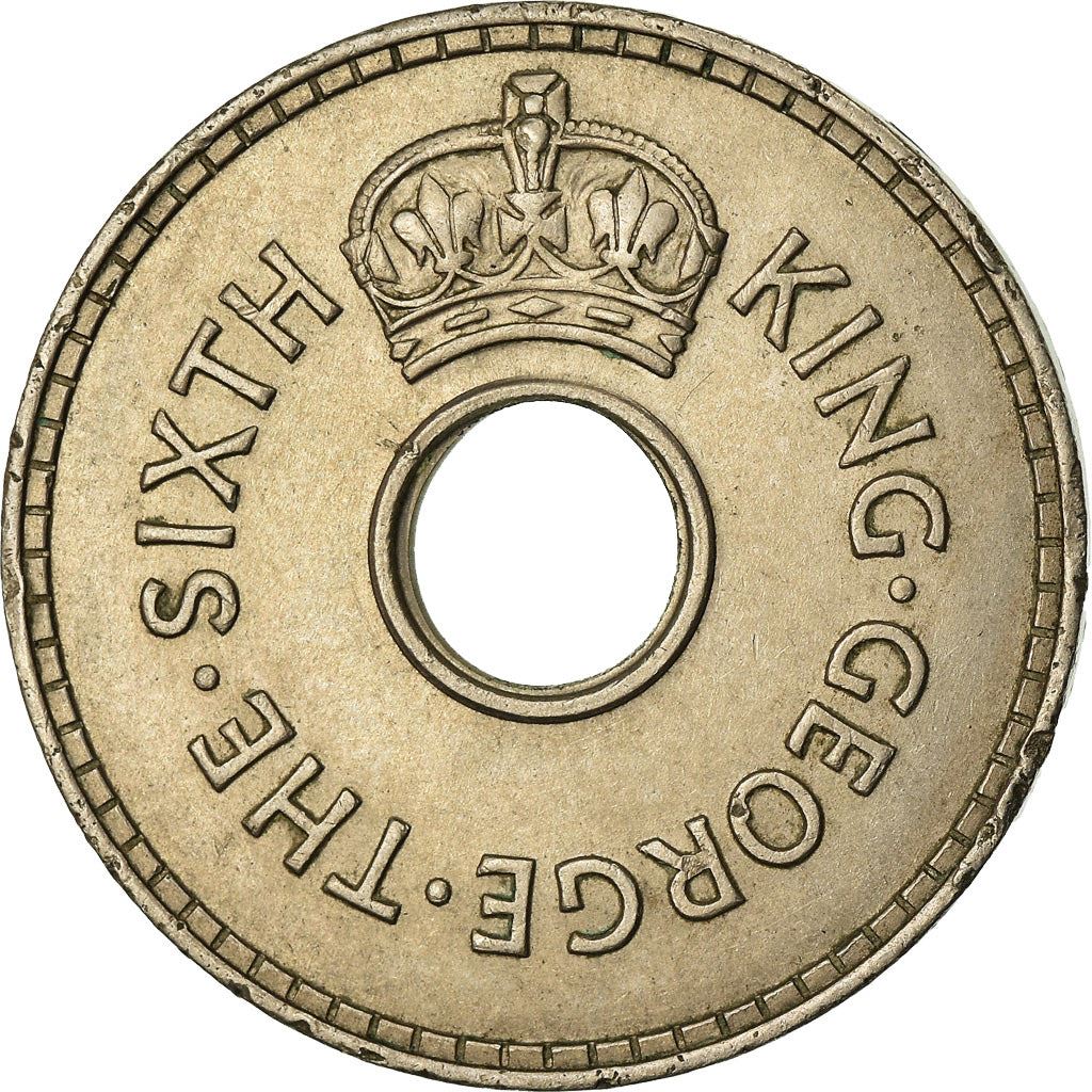 Fiji | 1 Penny Coin | Crown | Km:17 | 1949 - 1952