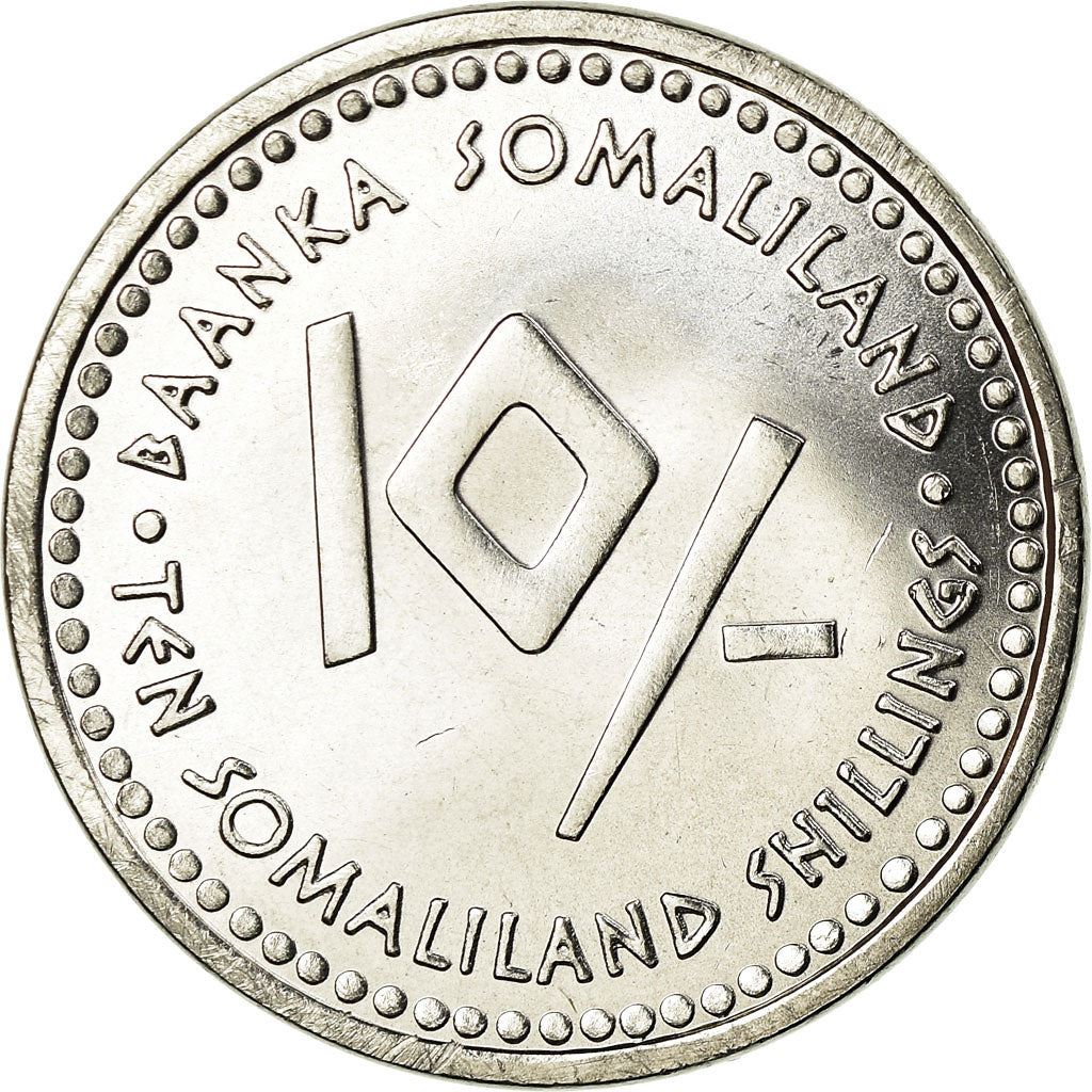 Somaliland | 10 Shillings Coin | Capricorn | Stainless steel | KM:18 | 2006