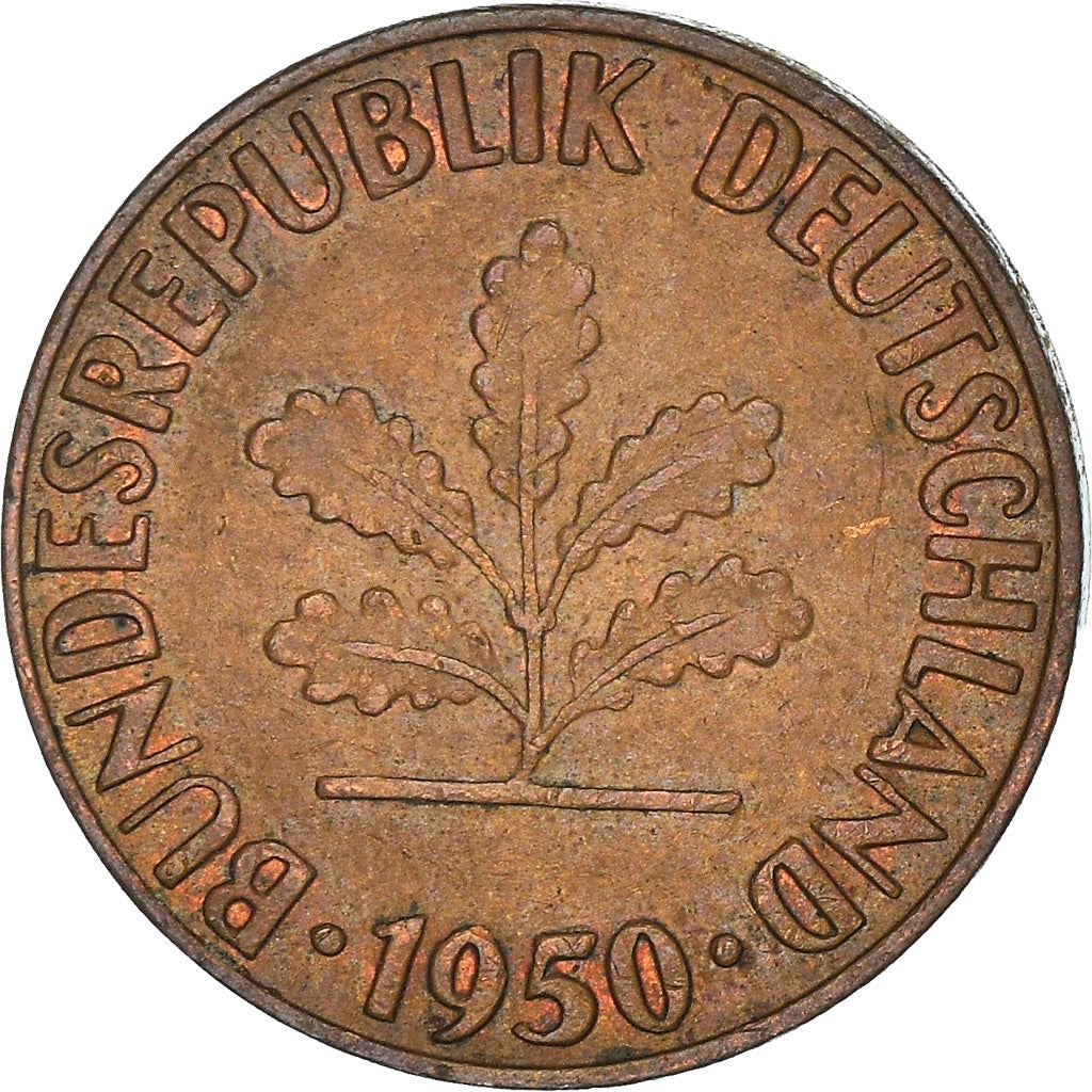 West Germany 1 Pfennig | 100 Coins | Oak Seedling | 1950 - 2001