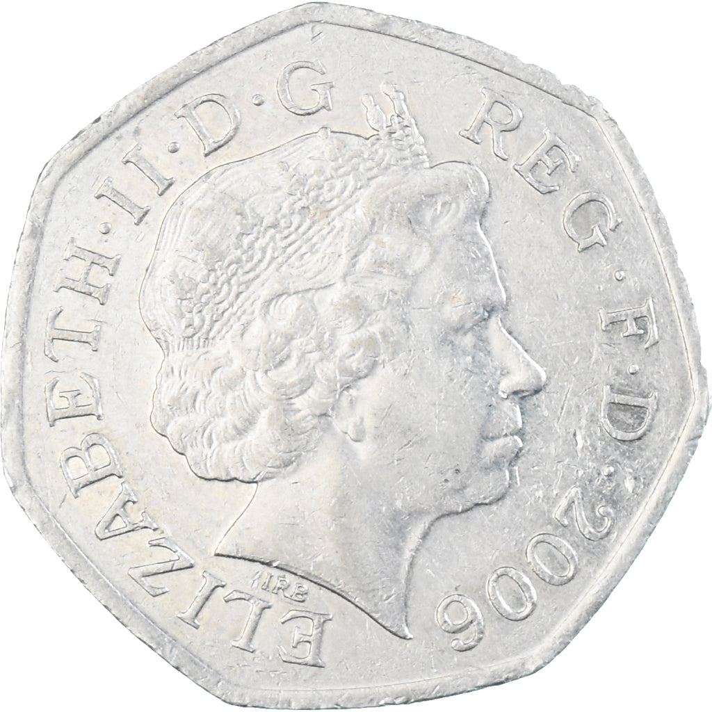 United Kingdom | 50 Pence Coin | Elizabeth II | 4th portrait | Victoria Cross | Soldier | 2006 - 2009