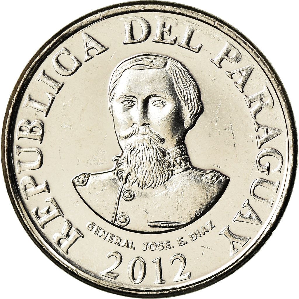 Paraguay | 100 Guaranies Coin | José Eduvigis Díaz | Km:177B | 2006 - 2022