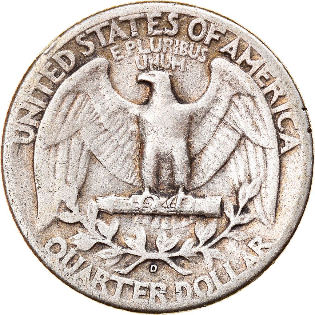 アメリカ合衆国 | 1/4ドル硬貨 | ジョージ・ワシントン | KM:164 | 1932年 - 1964年