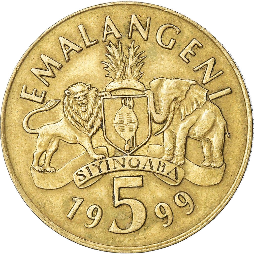 Eswatini 5 Emalangeni Mynt | Kung Mswati III | KM47 | 1995 - 2003