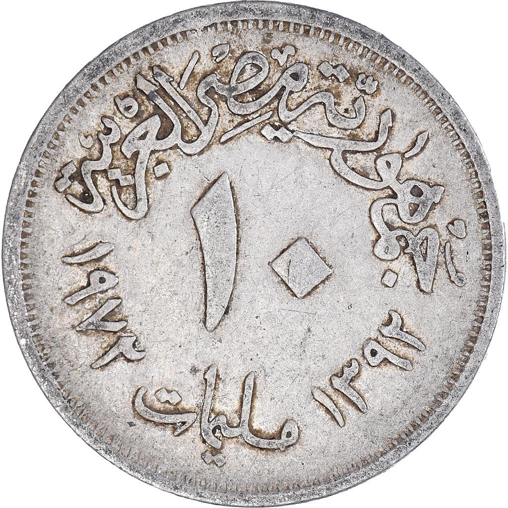 Egypt | 10 Milliemes Coin | Hawk of Quraish | Km:A426 | 1972