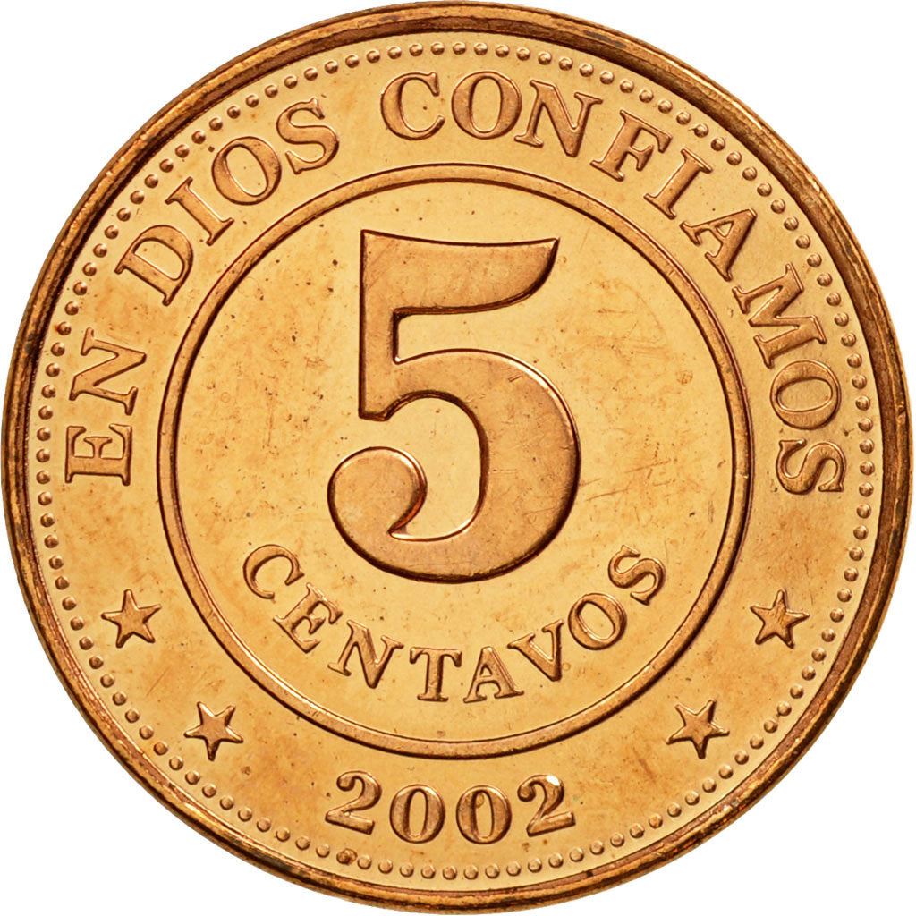 Nicaragua Coin Nicaraguan 5 Centavos Coin | KM97 | 2002