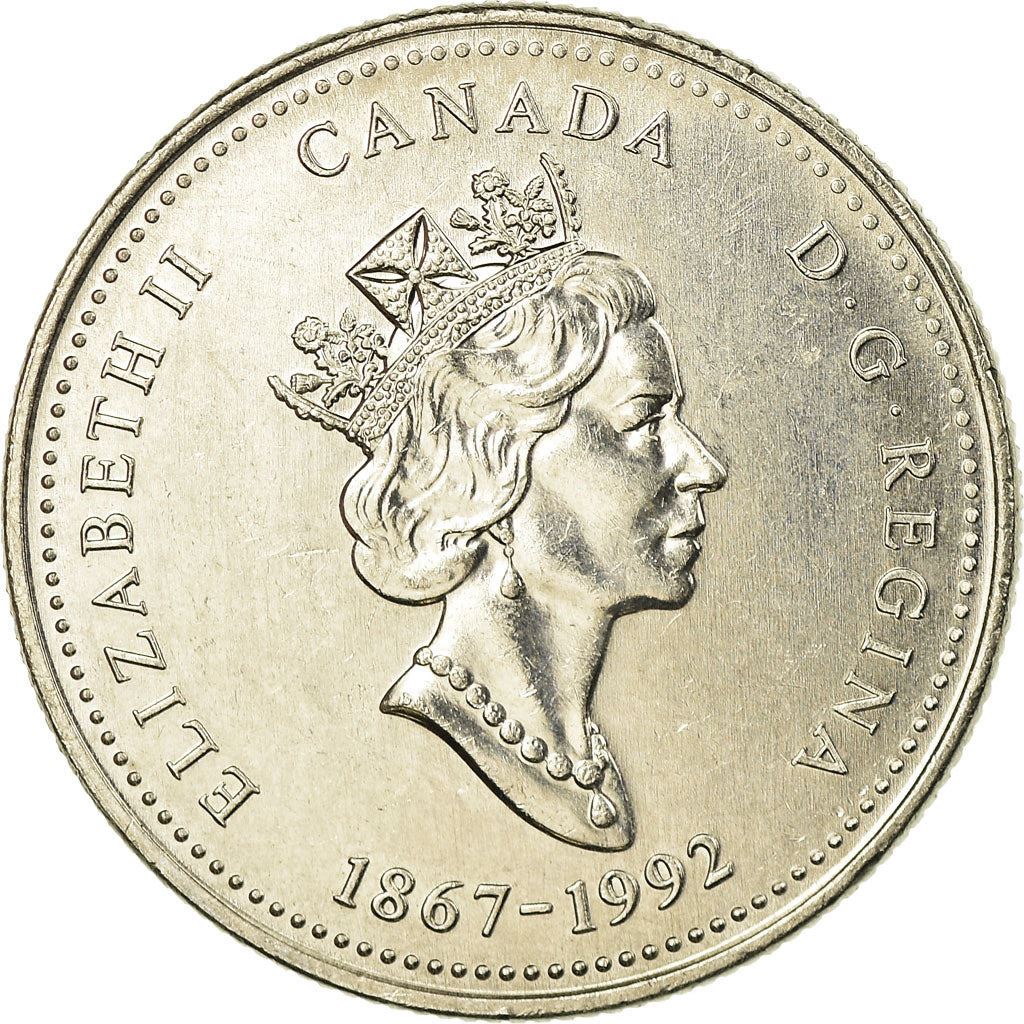 Canada | 25 Cents Coin | Nickel | Manitoba | KM:214 | 1992