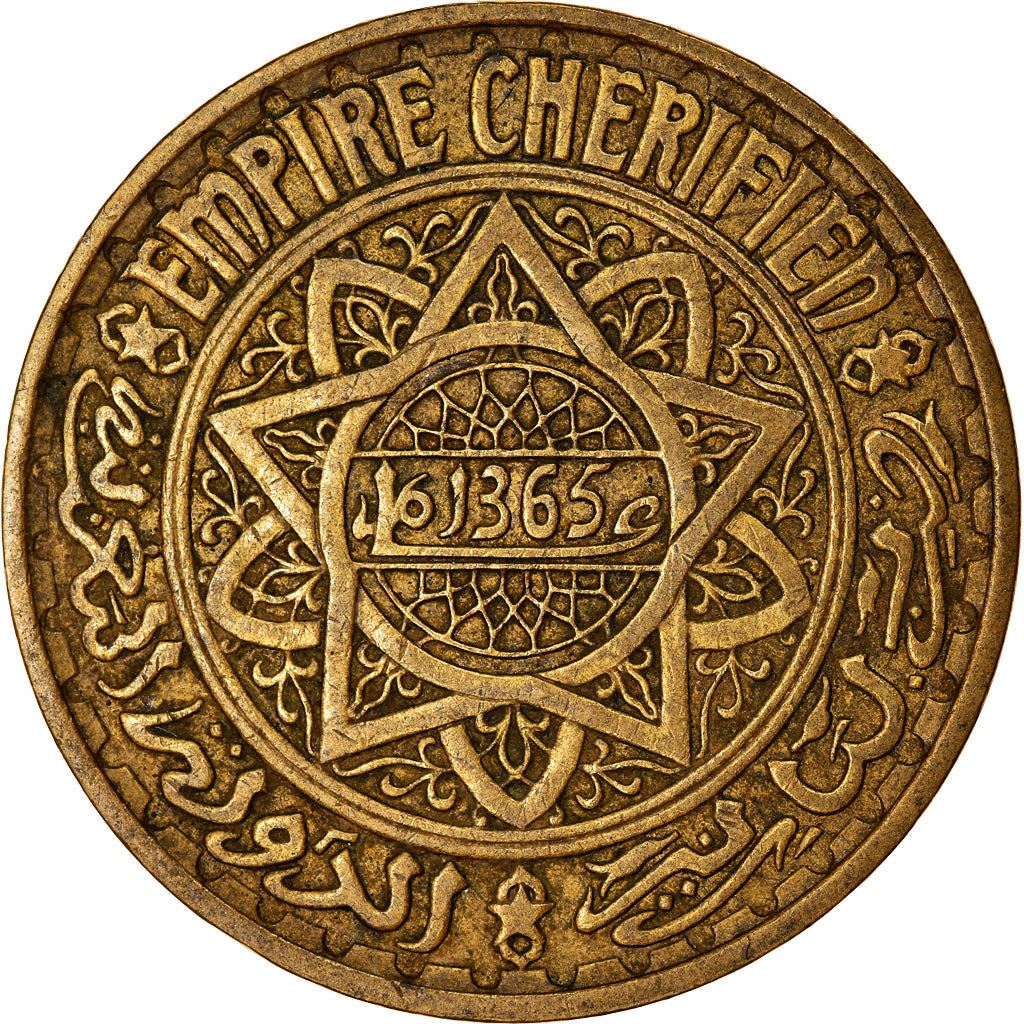 Morocco 5 Francs - Mohammed V Coin Y43 | 1946