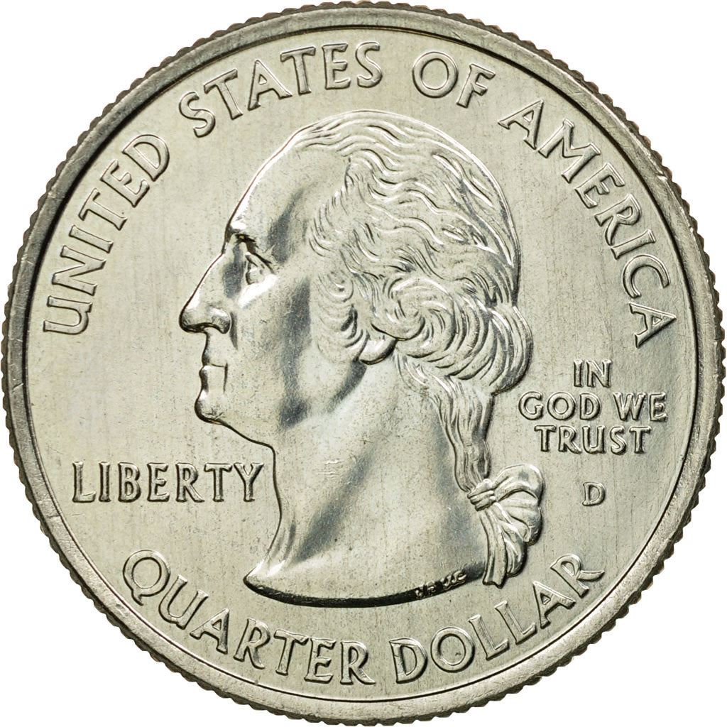 United States | 1/4 Dollar Coin | Michigan | Km:355 | 2004