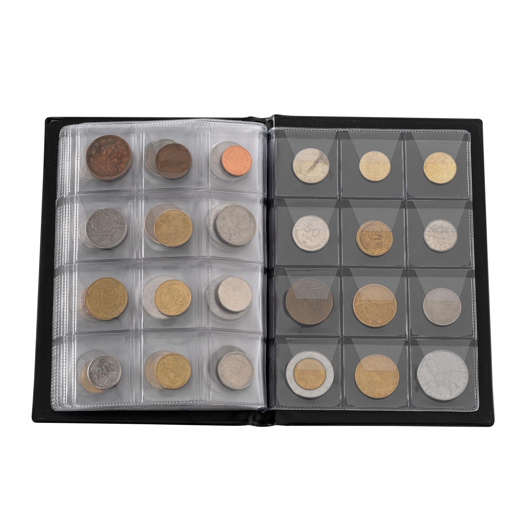 96 Coin Collection including Currency Album | Full Numismatic Book of Different Coins | 50 Unique Foreign Countries | Complete Coins Collections | Perfect Choice for Money Collectors