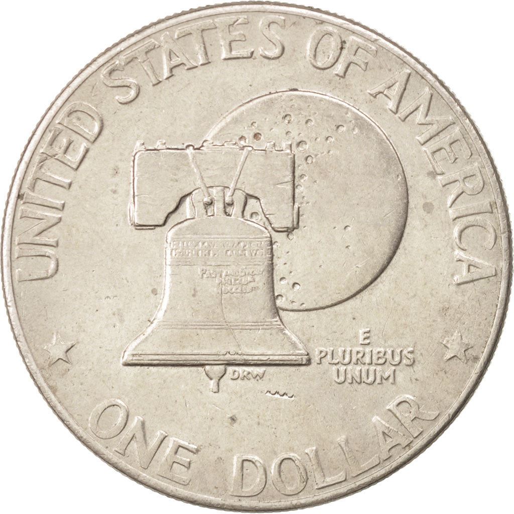 United States | 1 Dollar Coin | Liberty Bell | Copper-nickel clad copper | KM:206 | 1976