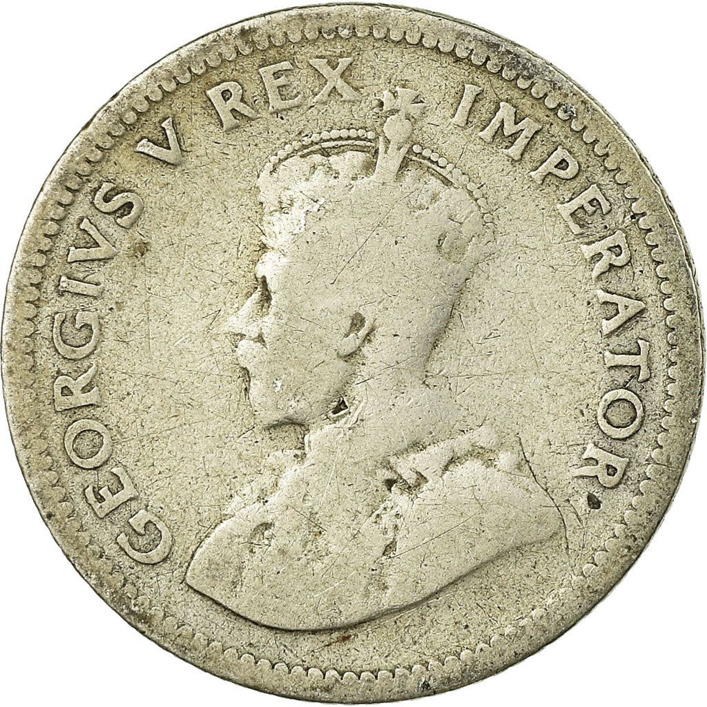 South Africa | 6 Pence Coin | George V | Flowers | Protea | Km:16.2 | 1931 - 1936