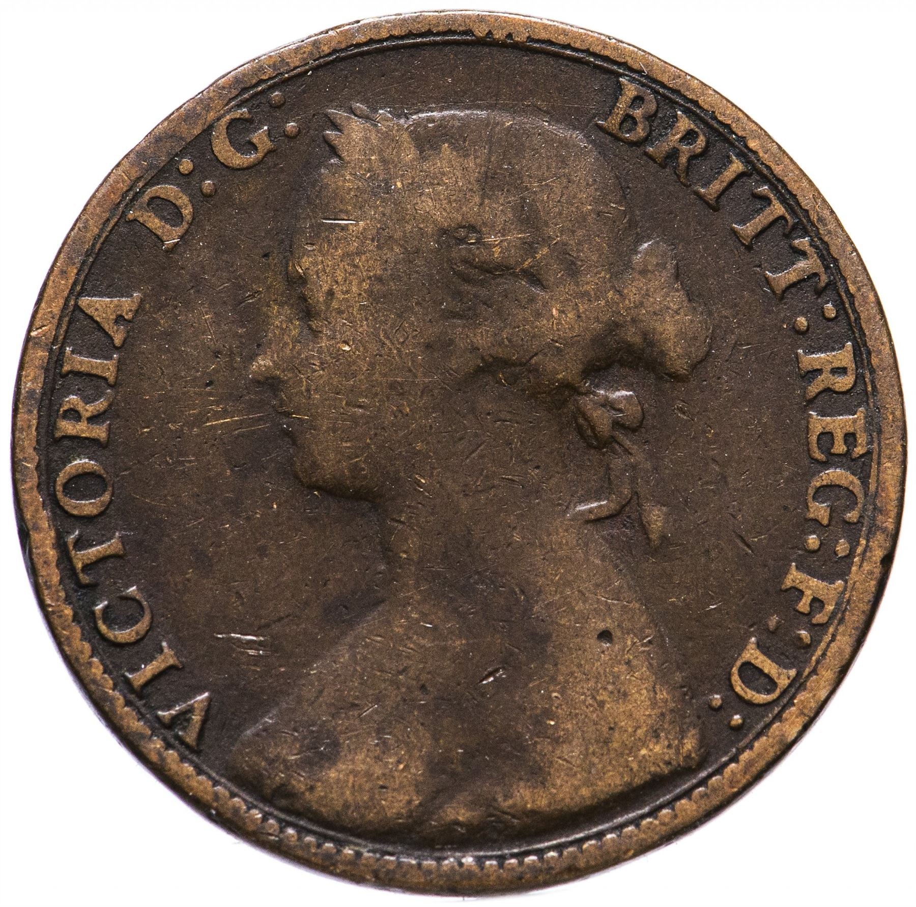 United Kingdom | 1/2 Penny Coin | Victoria | KM:754 | 1874 - 1894