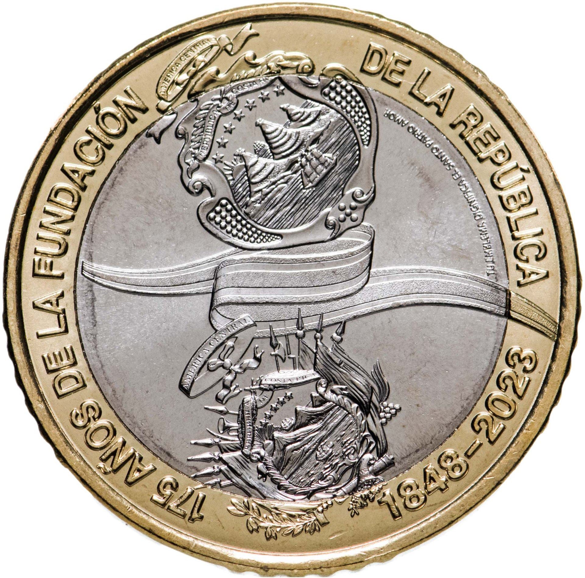 Costa Rica | 500 Colones Coin | Republic Anniversary | Km:242 | 2023 - 2025