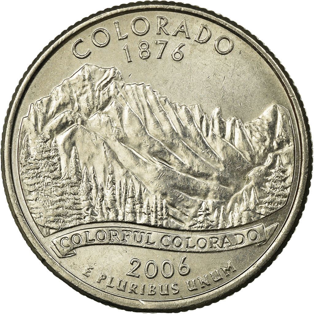 United States | 1/4 Dollar Coin | Colorado | Km:384 | 2006