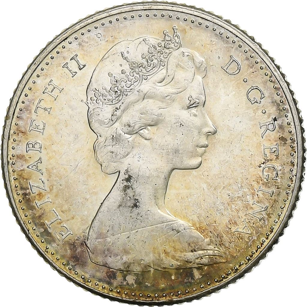 Canada | 10 Cents Coin | Silver | Mackerel | KM:67a | 1967
