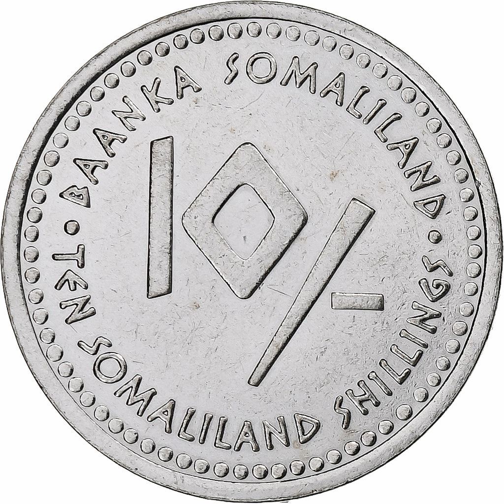 Somaliland | 10 Shillings Coin | Cancer | Stainless steel | KM:12 | 2006