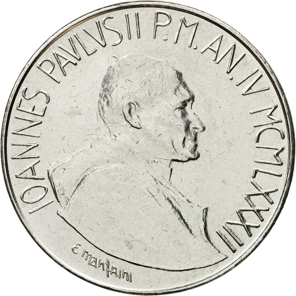 Vatican City | 100 Lire Coin | Family | Km:164 | 1982