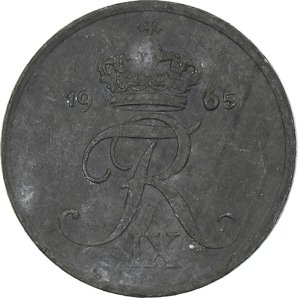 Denmark | 1 Ore Coin | Monogram | Km:839 | 1948 - 1972