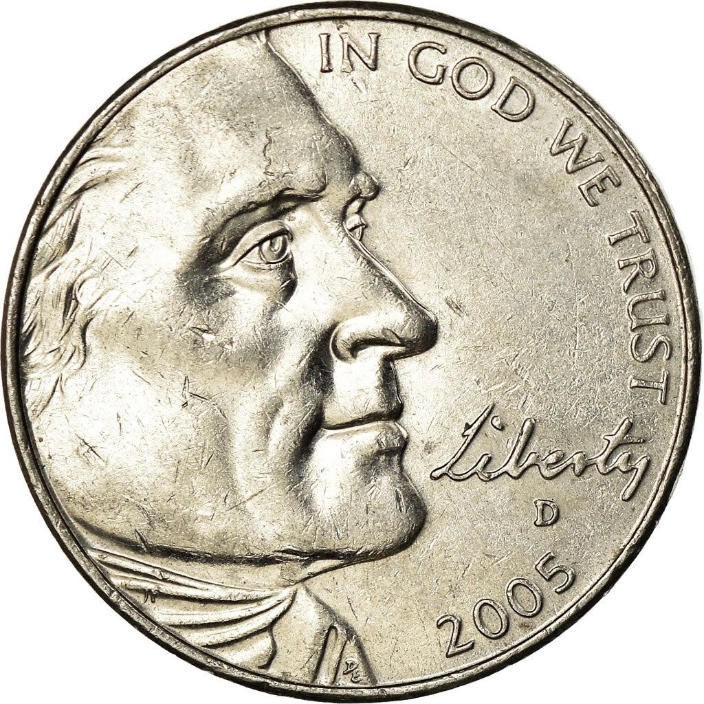 United States | 5 Cents Coin | Ocean View | Km:369 | 2005