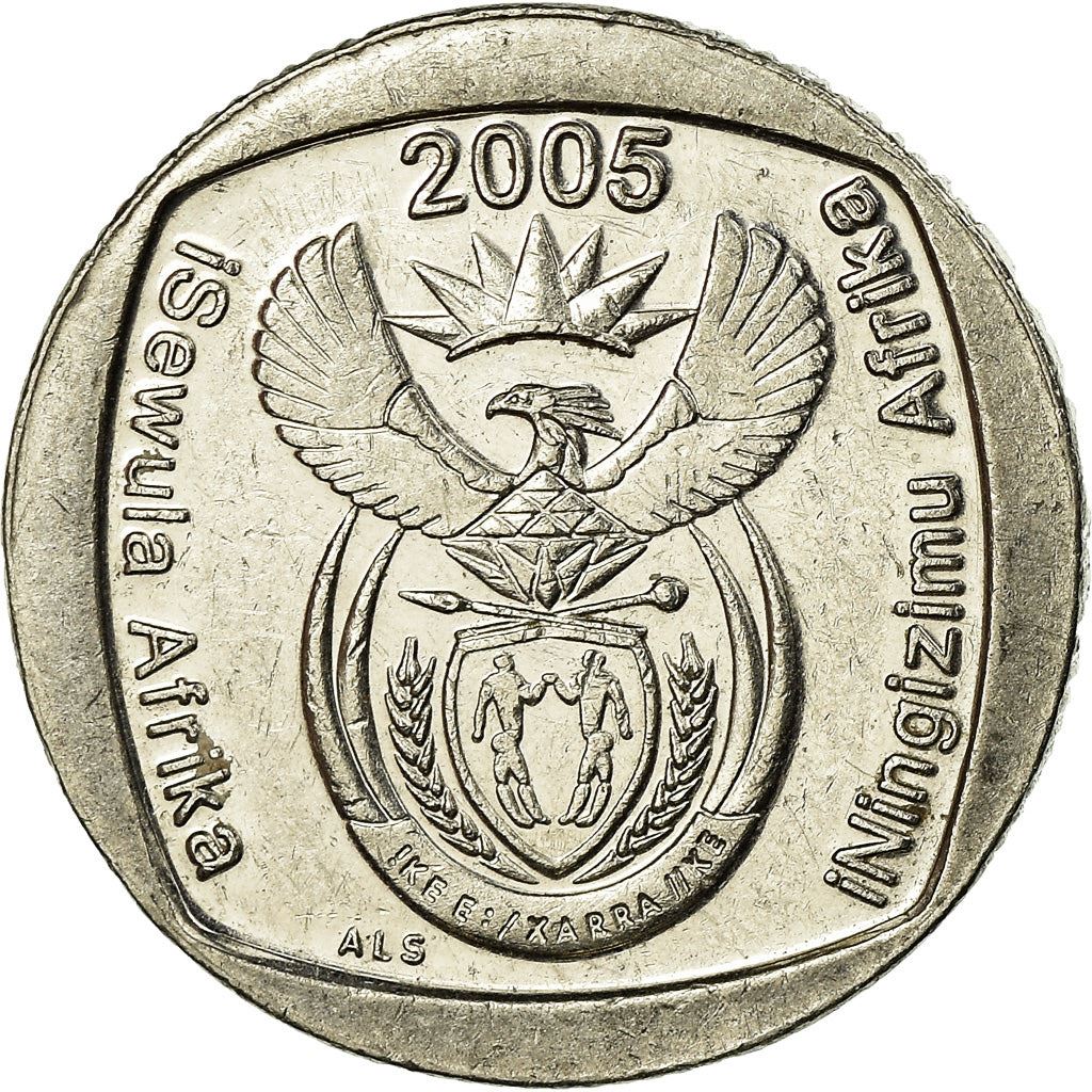 דרום אפריקה 1 ראנד iSewula Afrika - iNingizimu Afrika מטבע KM295 2005 - 2017