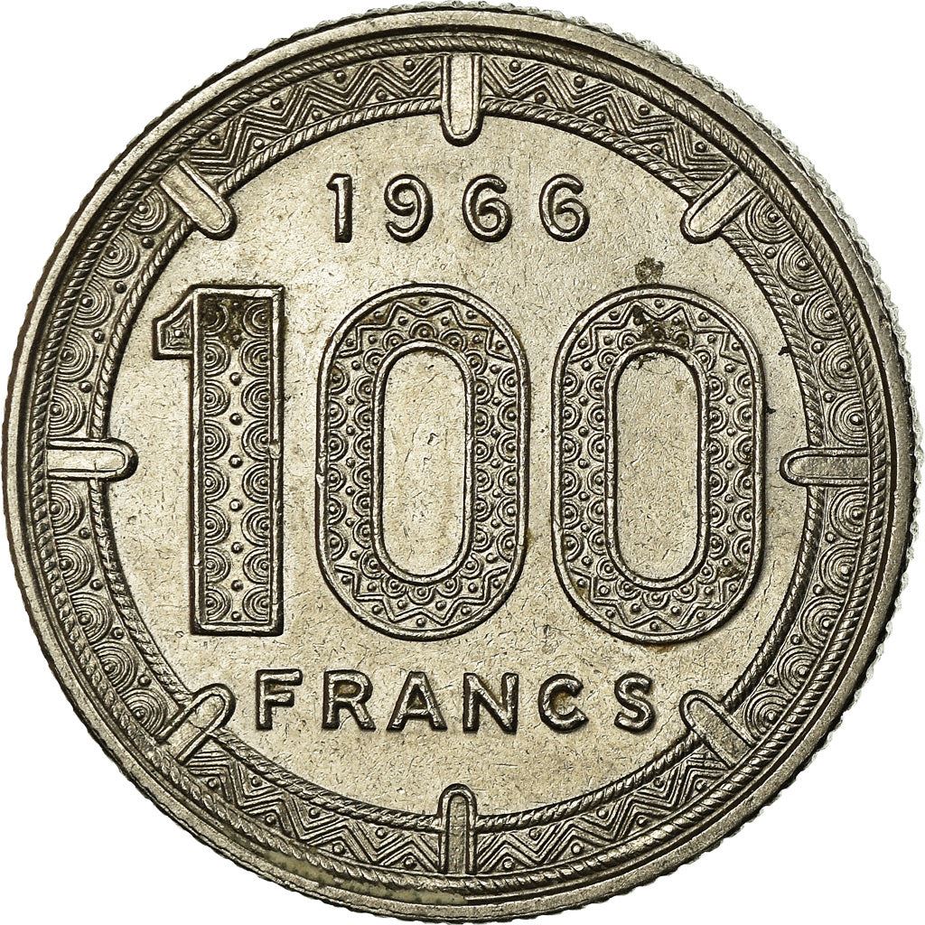 Cameroon | 100 Francs Coin | Giant Elands | Km:14 | 1966 - 1968