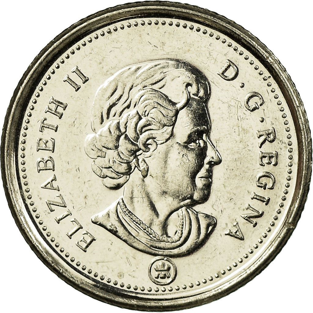 Canada | 10 Cents Coin | Nickel plated steel | KM:492 | 2003-2022