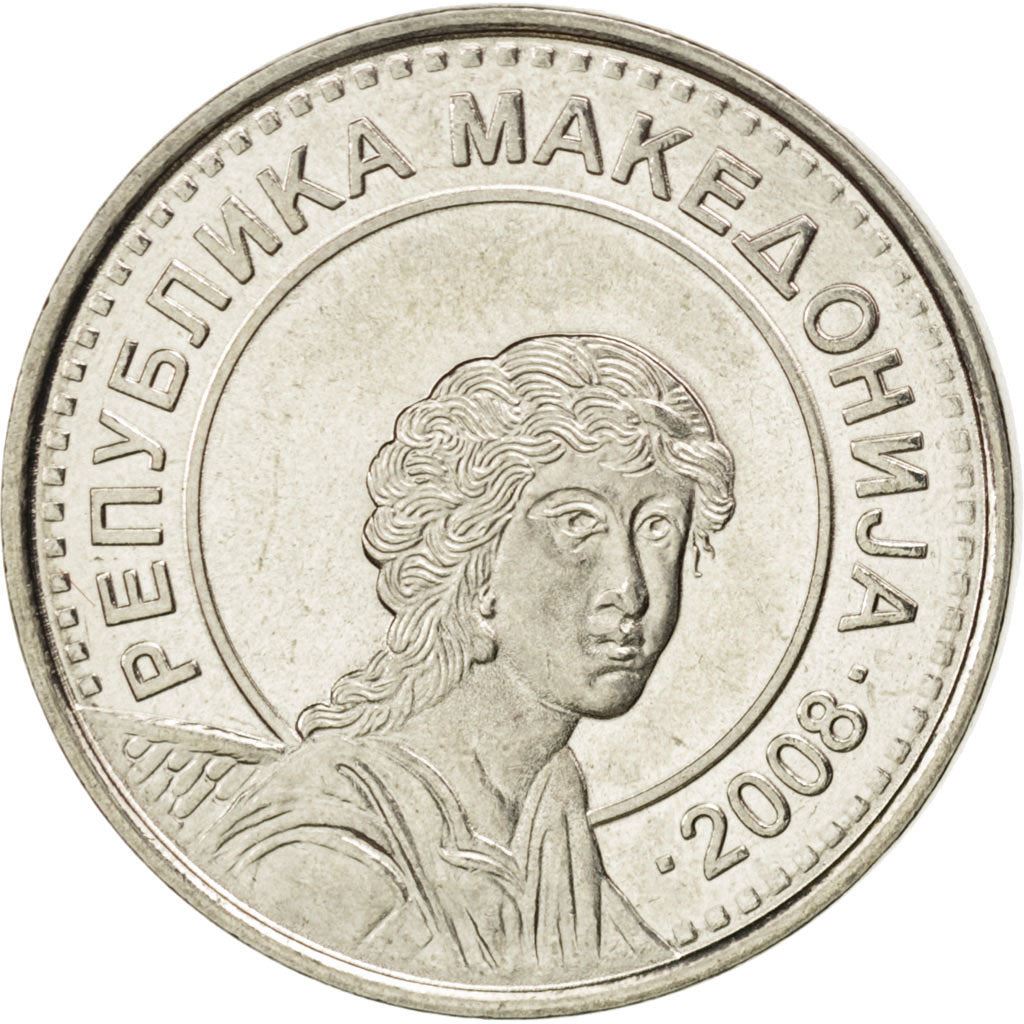 North Macedonia 50 Denari Coin | Archangel Gabriel | KM32 | 2008