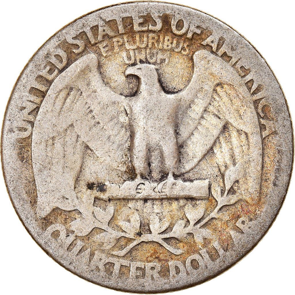 アメリカ合衆国 | 1/4ドル硬貨 | ジョージ・ワシントン | KM:164 | 1932年 - 1964年