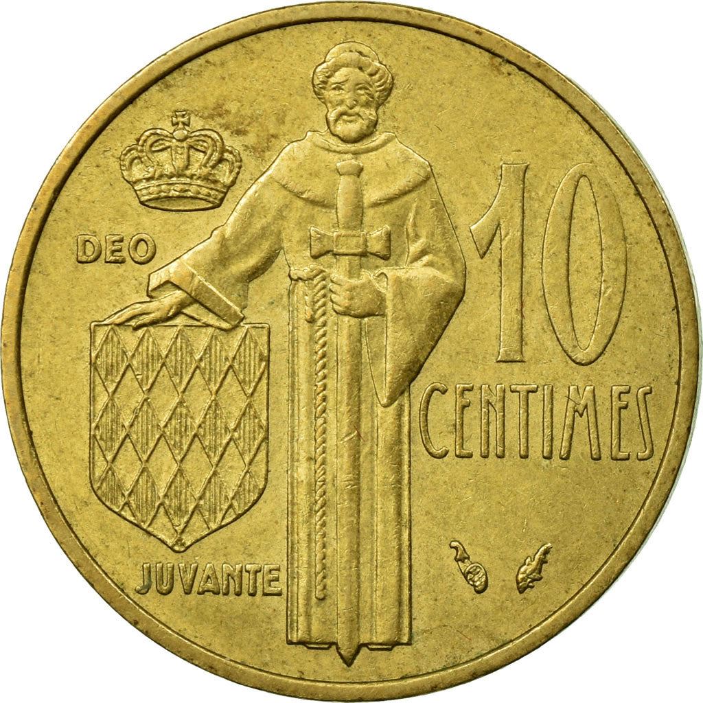 Monaco | 10 Centimes Coin | Rainier III | Km:142 | 1962 - 1995