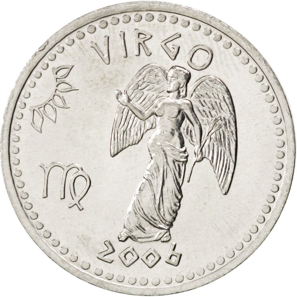 Somaliland | 10 Shillings Coin | Virgo | Stainless steel | KM:14 | 2006