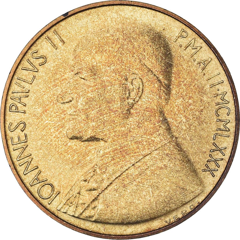 Vatican City | 20 Lire Coin | John Paul II | Km:144 | 1979 - 1980