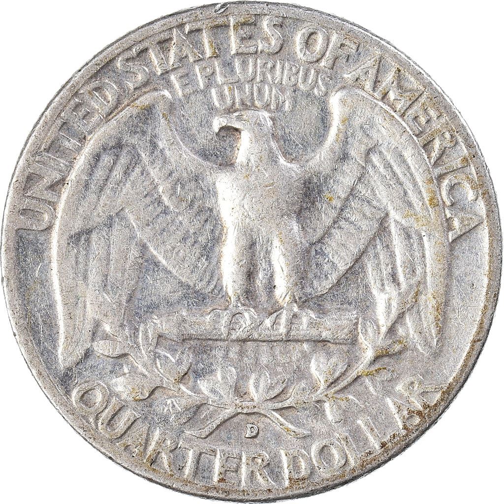 アメリカ合衆国 | 1/4ドル硬貨 | ジョージ・ワシントン | KM:164 | 1932年 - 1964年