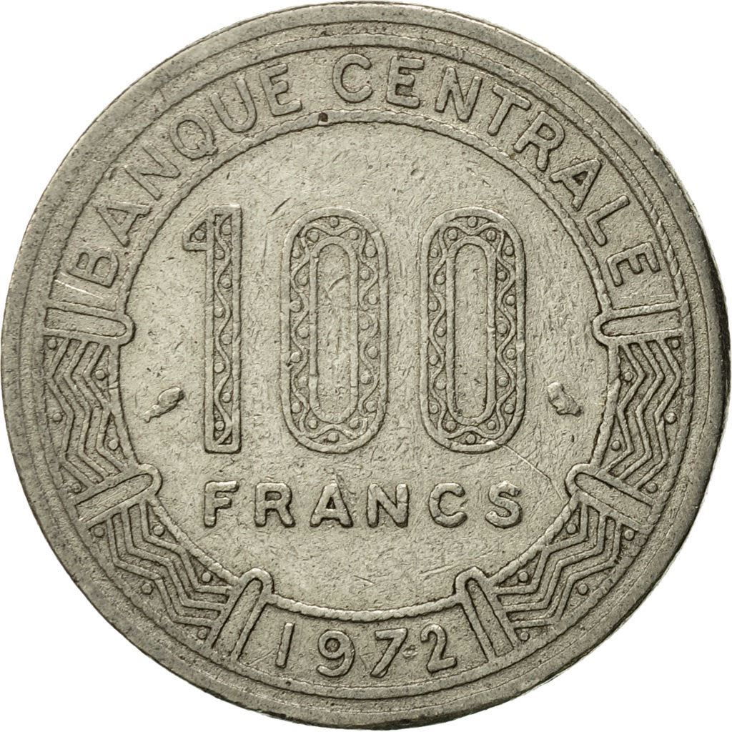 Cameroon | 100 Francs Coin | Giant Elands | Km:15 | 1971 - 1972