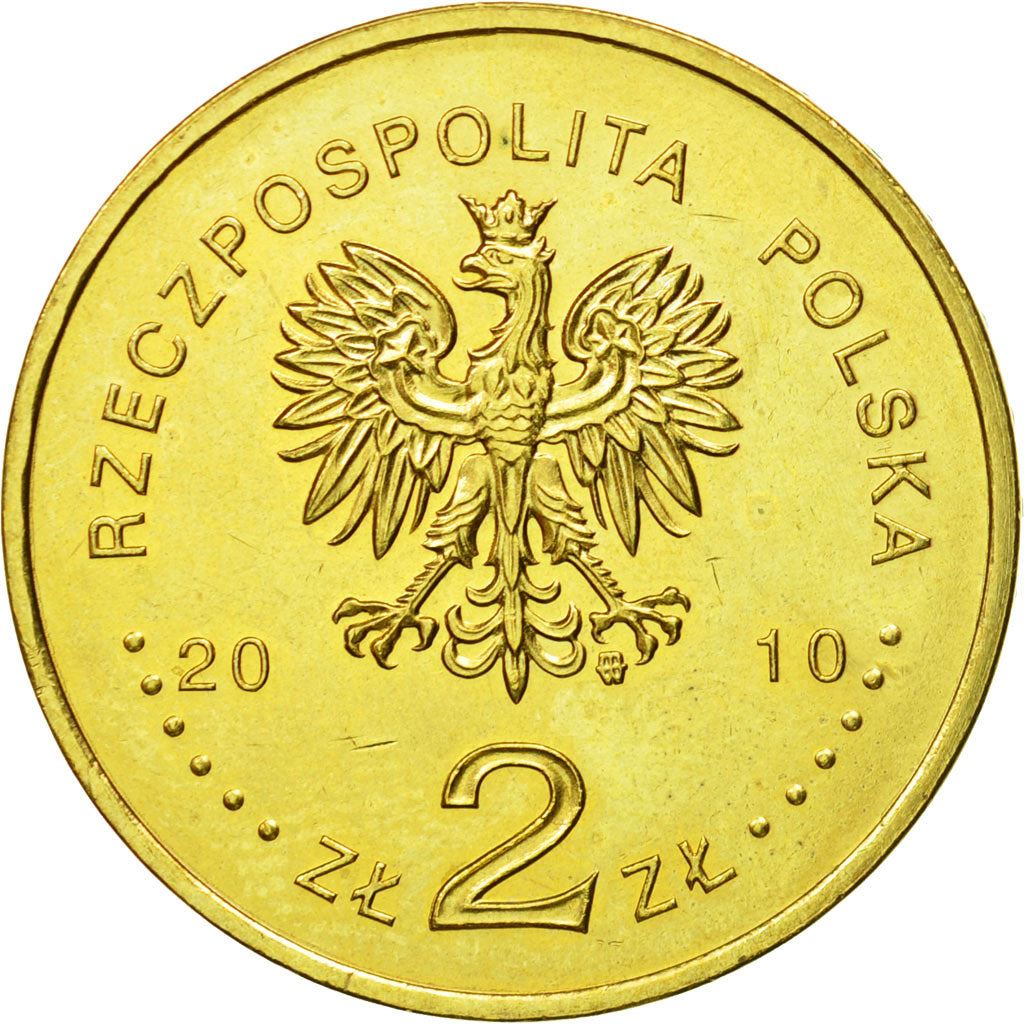 Poland | 2 Zlotys Coin | Auschwitz-Birkenau Liberation | Y:712 | 2010