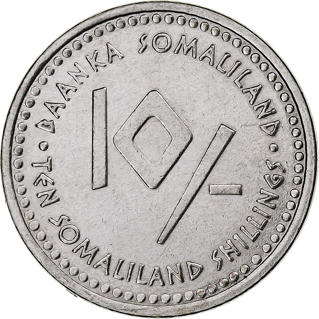 Somaliland | 10 Shillings Coin | Capricorn | Stainless steel | KM:18 | 2006