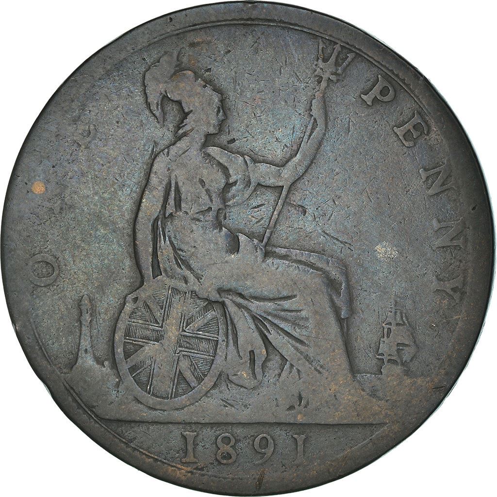 United Kingdom | 1 Penny Coin | Victoria | KM:755 | 1874 - 1894