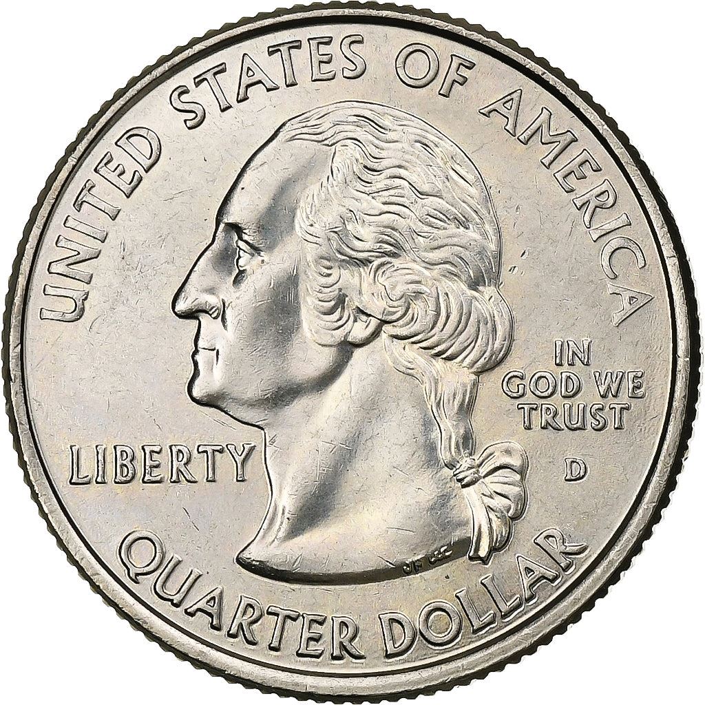 United States | 1/4 Dollar Coin | Utah | Km:400 | 2007