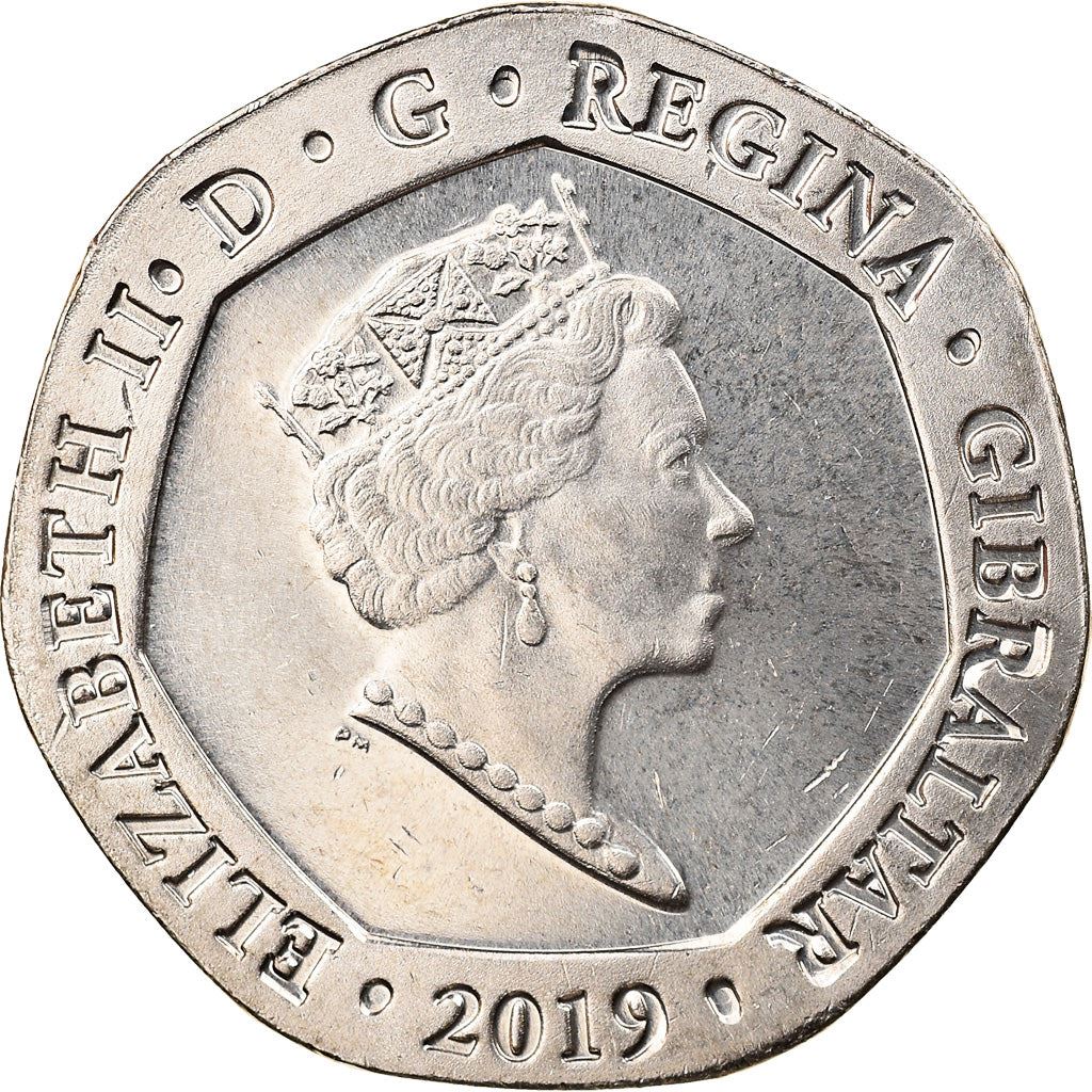 Gibraltar | 20 Pence Coin | Island Games | Km:1651 | 2019