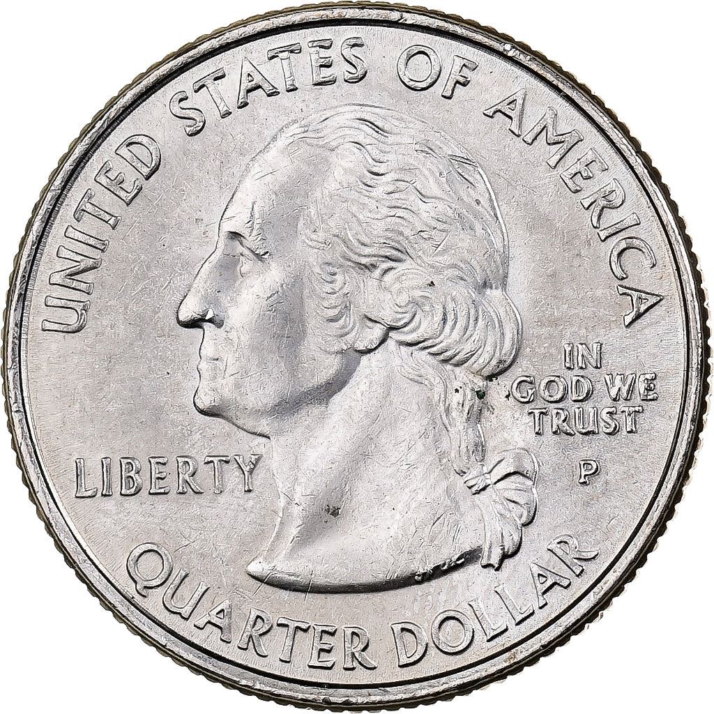 United States | 1/4 Dollar Coin | New York | Km:318 | 2001