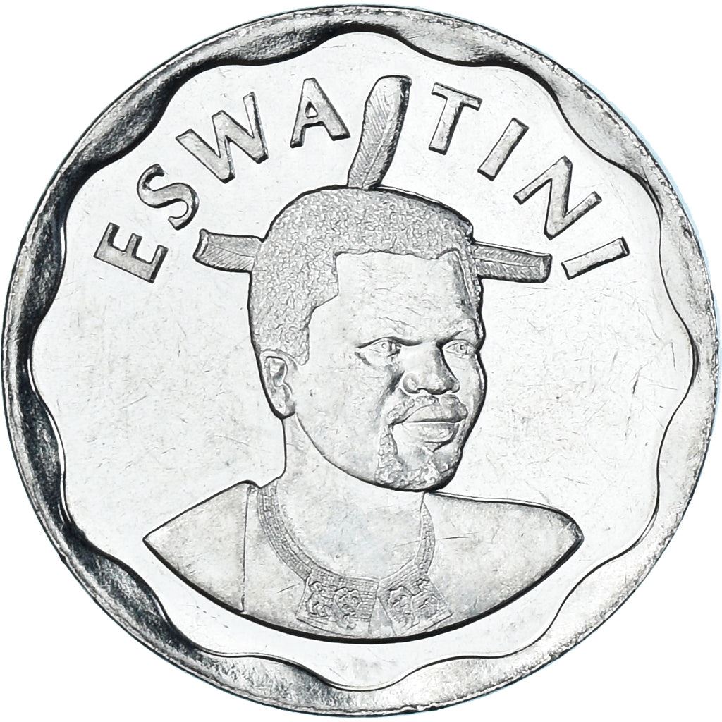Kungariket Eswatini | 20 Cent Mynt | Kung Mswati III | Elefant | Km:70 | 2018 - 2021