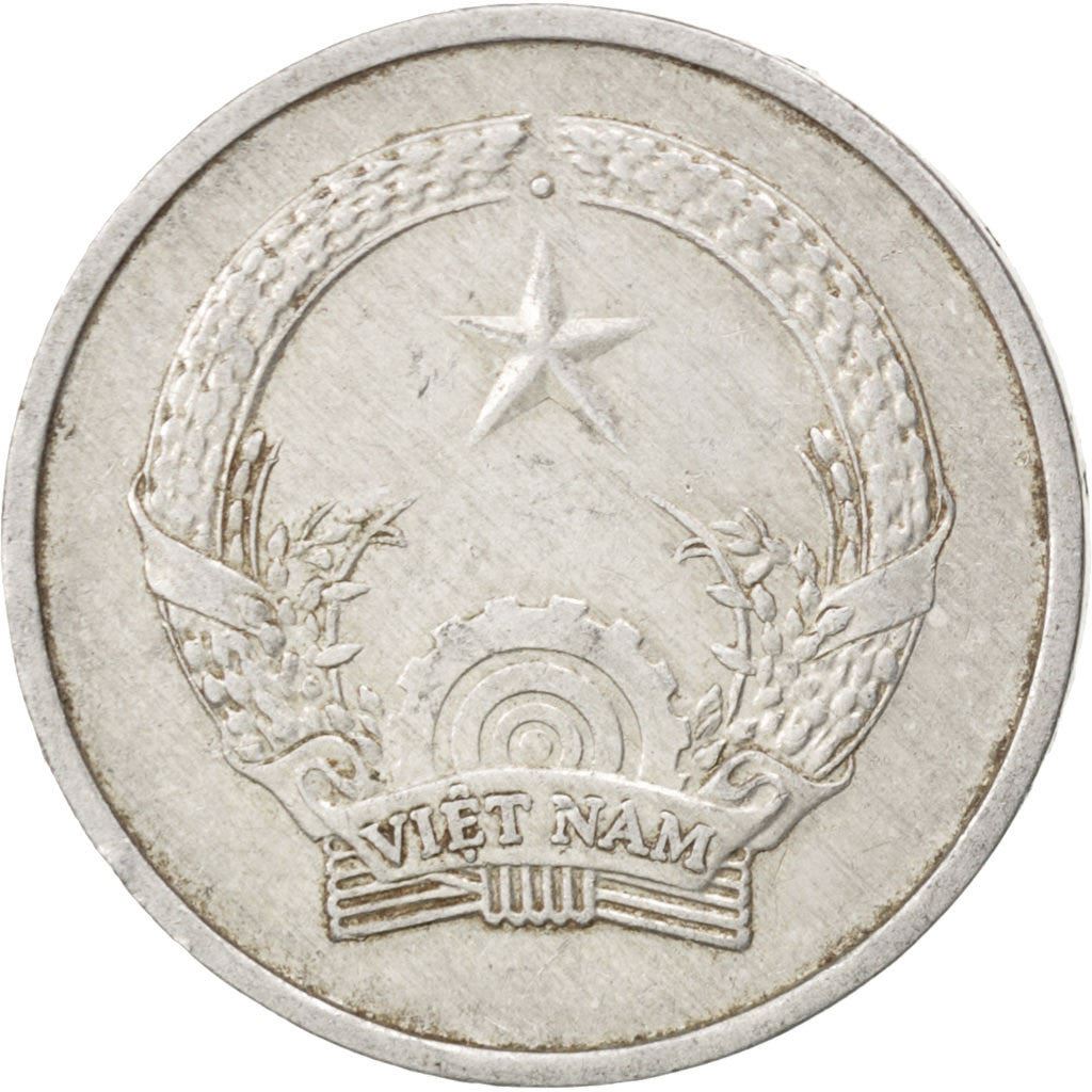 Vietnam | 1 Dong Coin | Aluminium | Coat of Arms | Km:14 | 1976