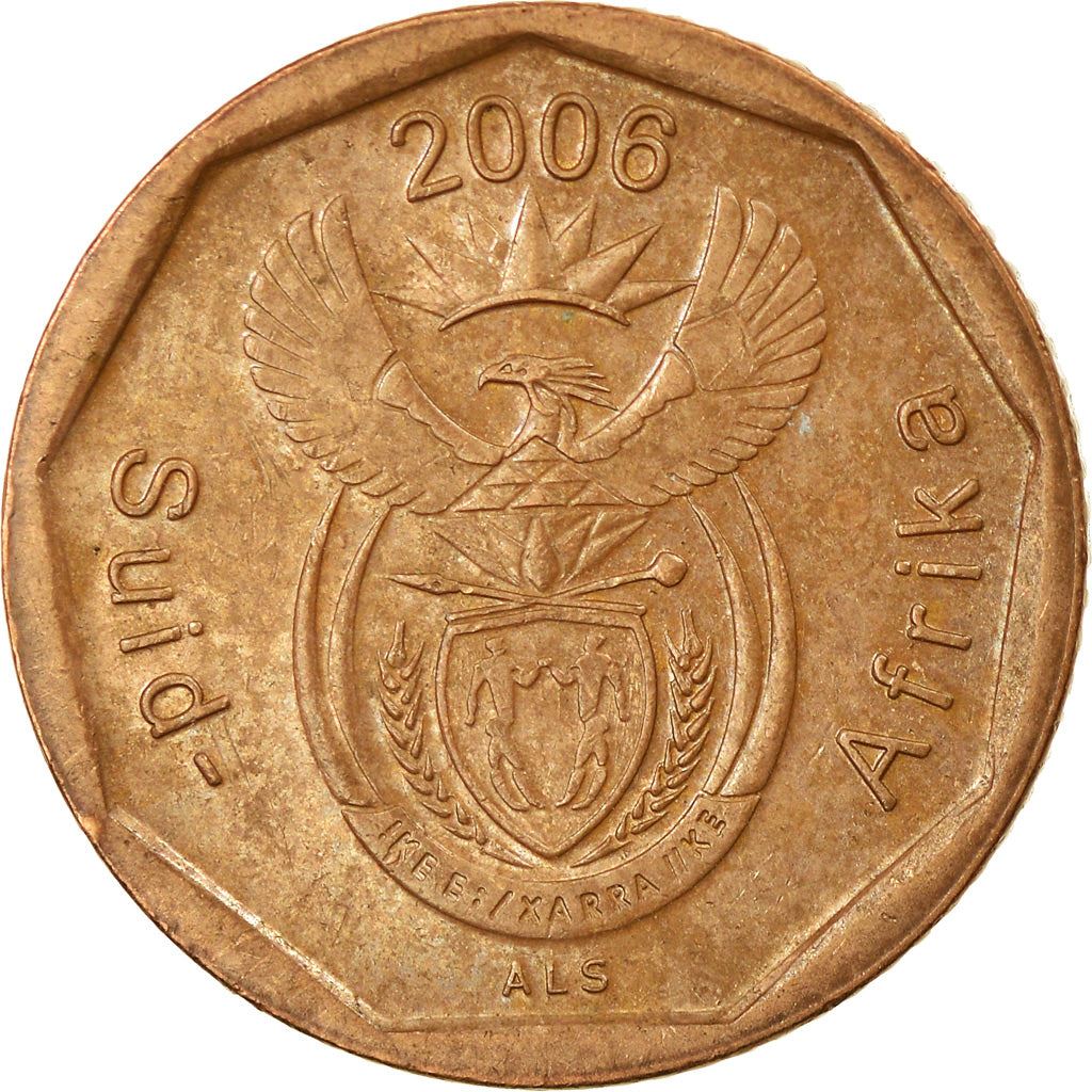 South Africa 10 Cents Afrikaans Legend - Suid-Afrika Coin KM487 2006